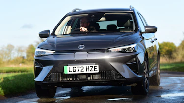 MG5 EV - front cornering