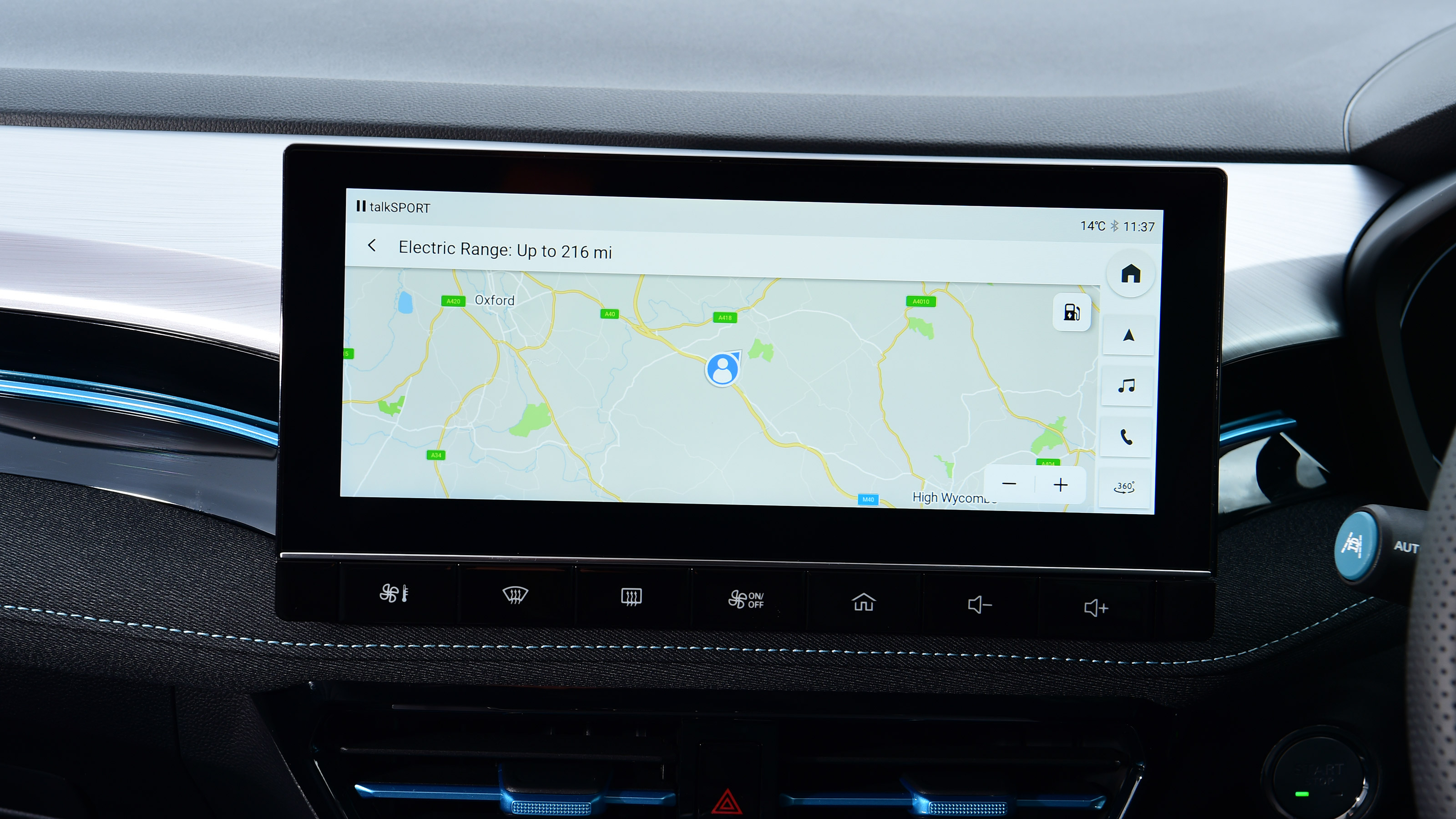 MG5 EV - sat-nav