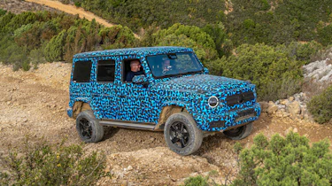 Mercedes EQG prototype - front