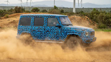 Mercedes EQG prototype - front off-road