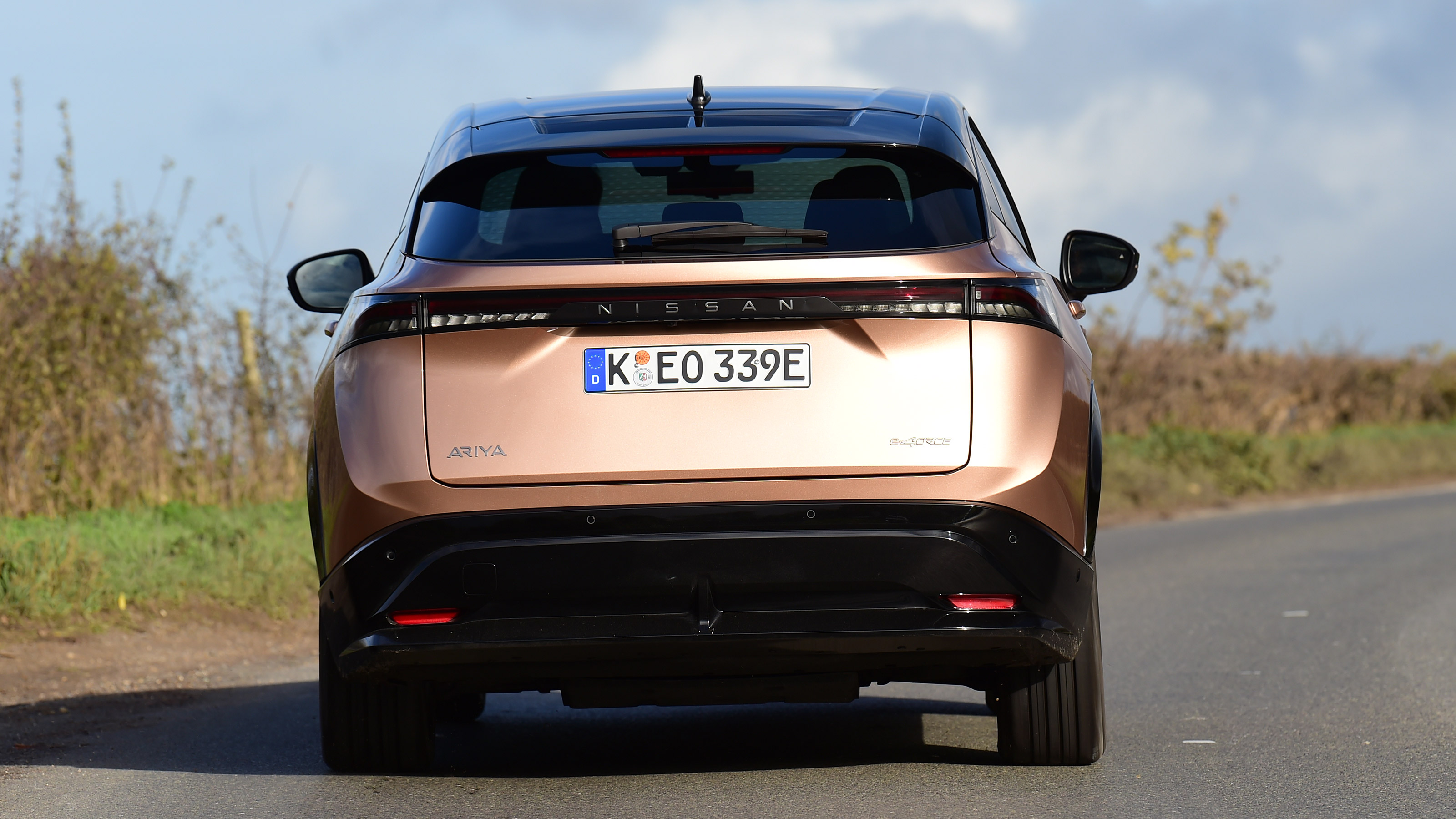 Nissan Ariya e-4ORCE - rear cornering