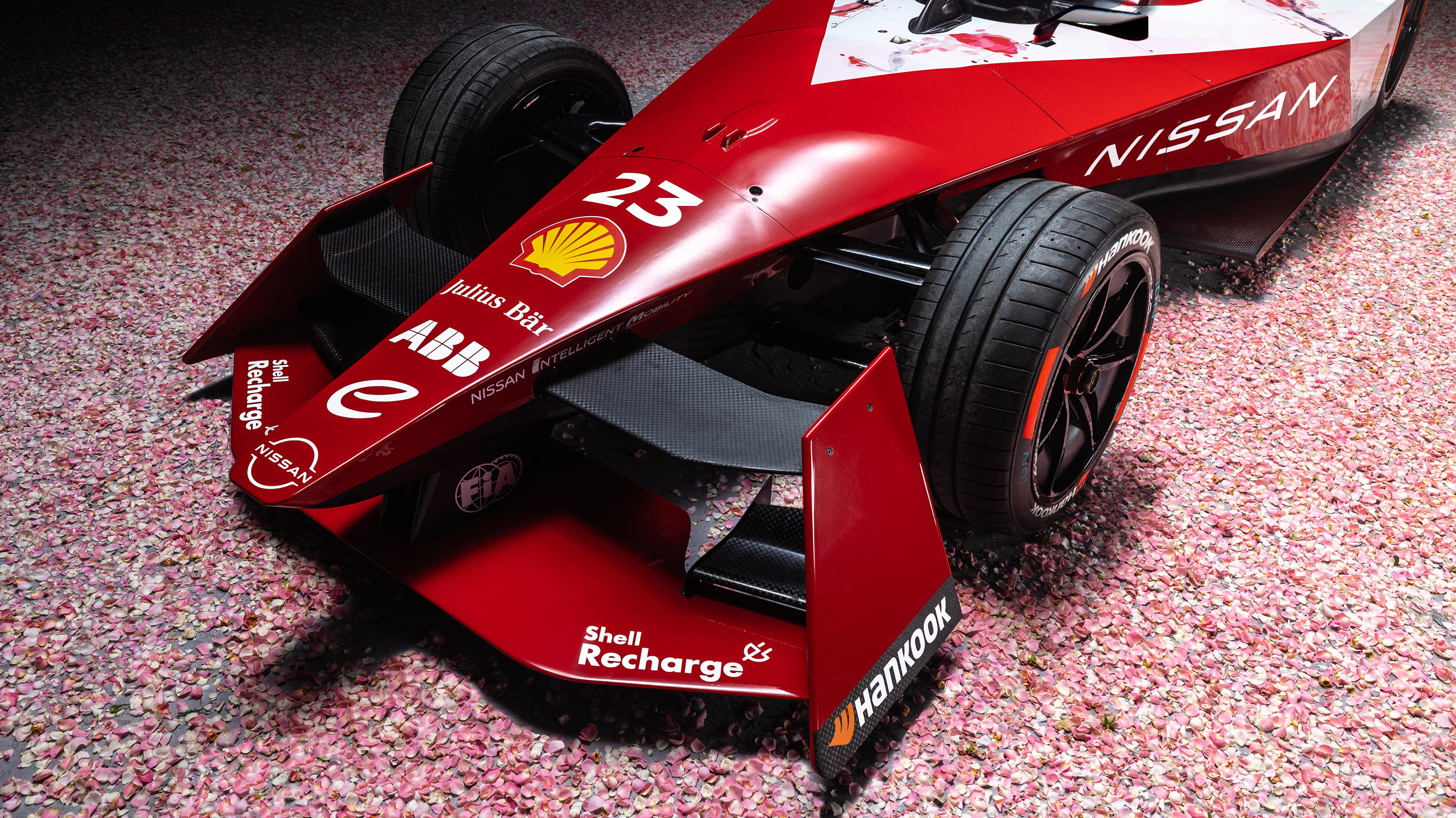 Nissan e-4ORCE 04 Formula E car 