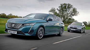 Peugeot 308 SW vs Skoda Octavia Estate - tracking