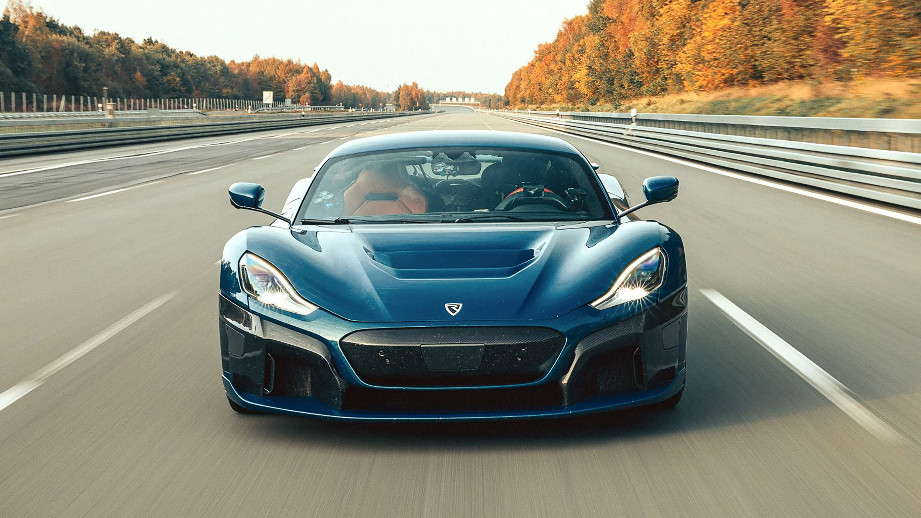 Rimac Nevera top speed - full front