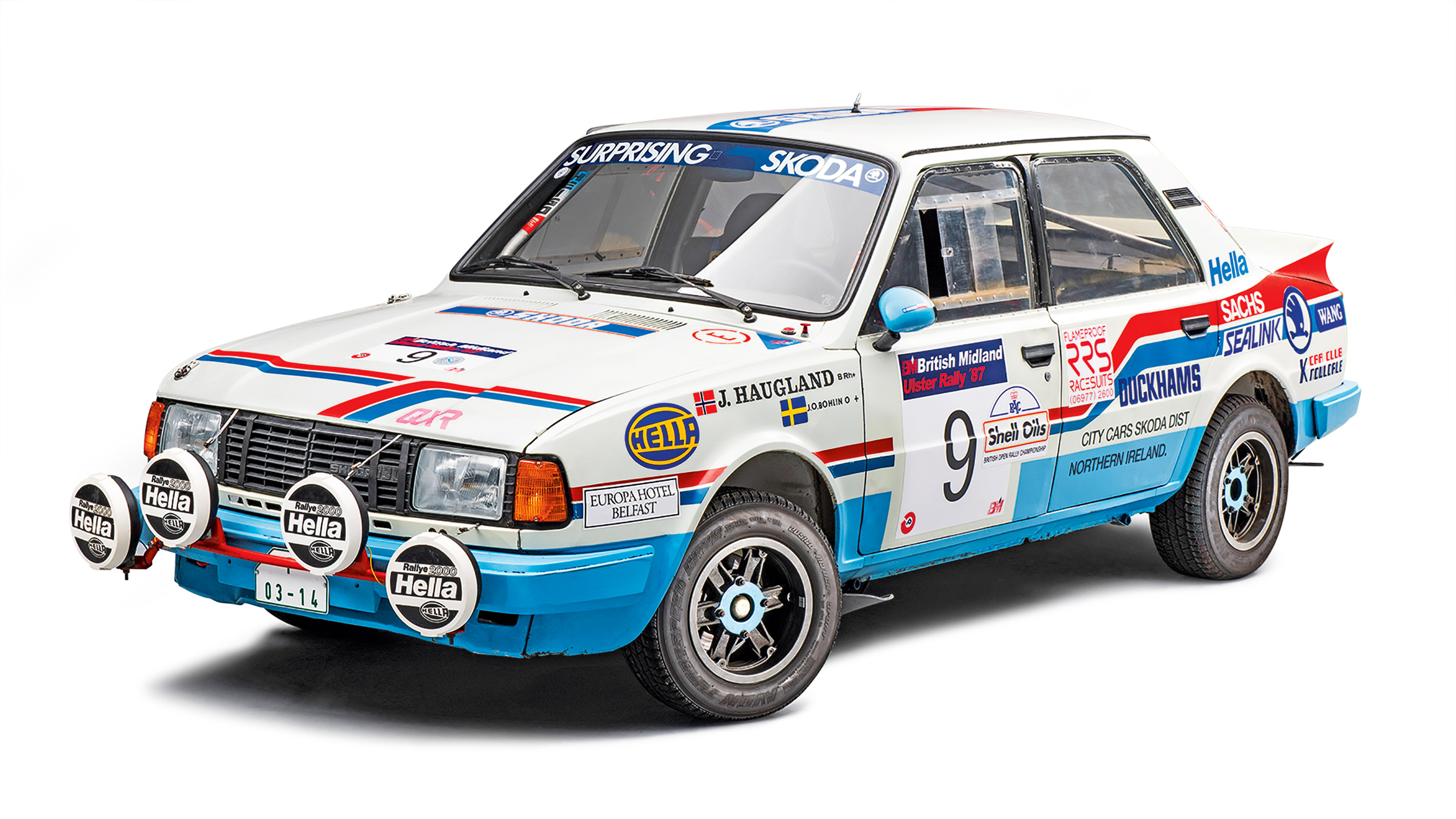 Skoda 130 LR Rally car
