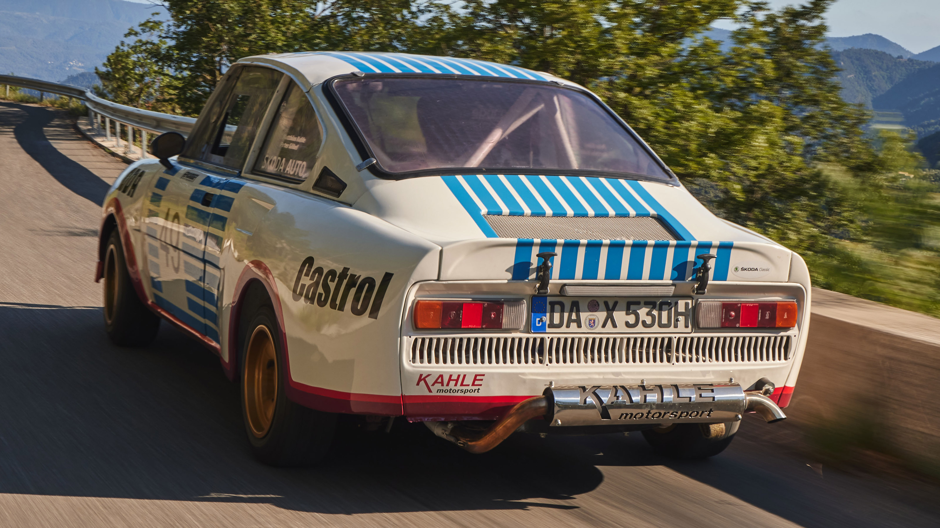 Skoda 130 RS - rear action