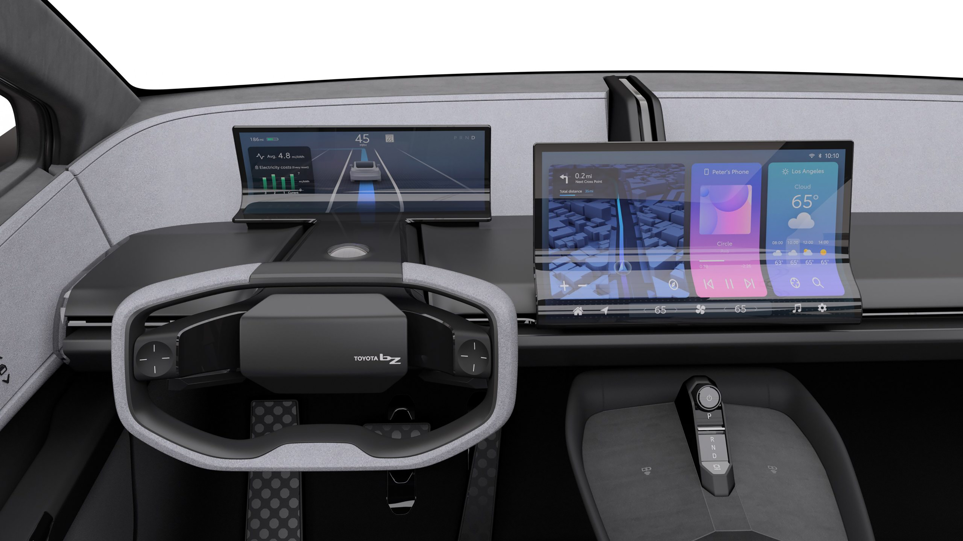 Toyota bZ Compact SUV Concept - interior