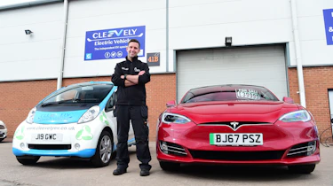 Electric car servicing