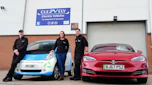 Electric car servicing