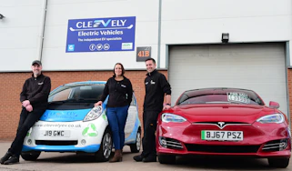 Electric car servicing