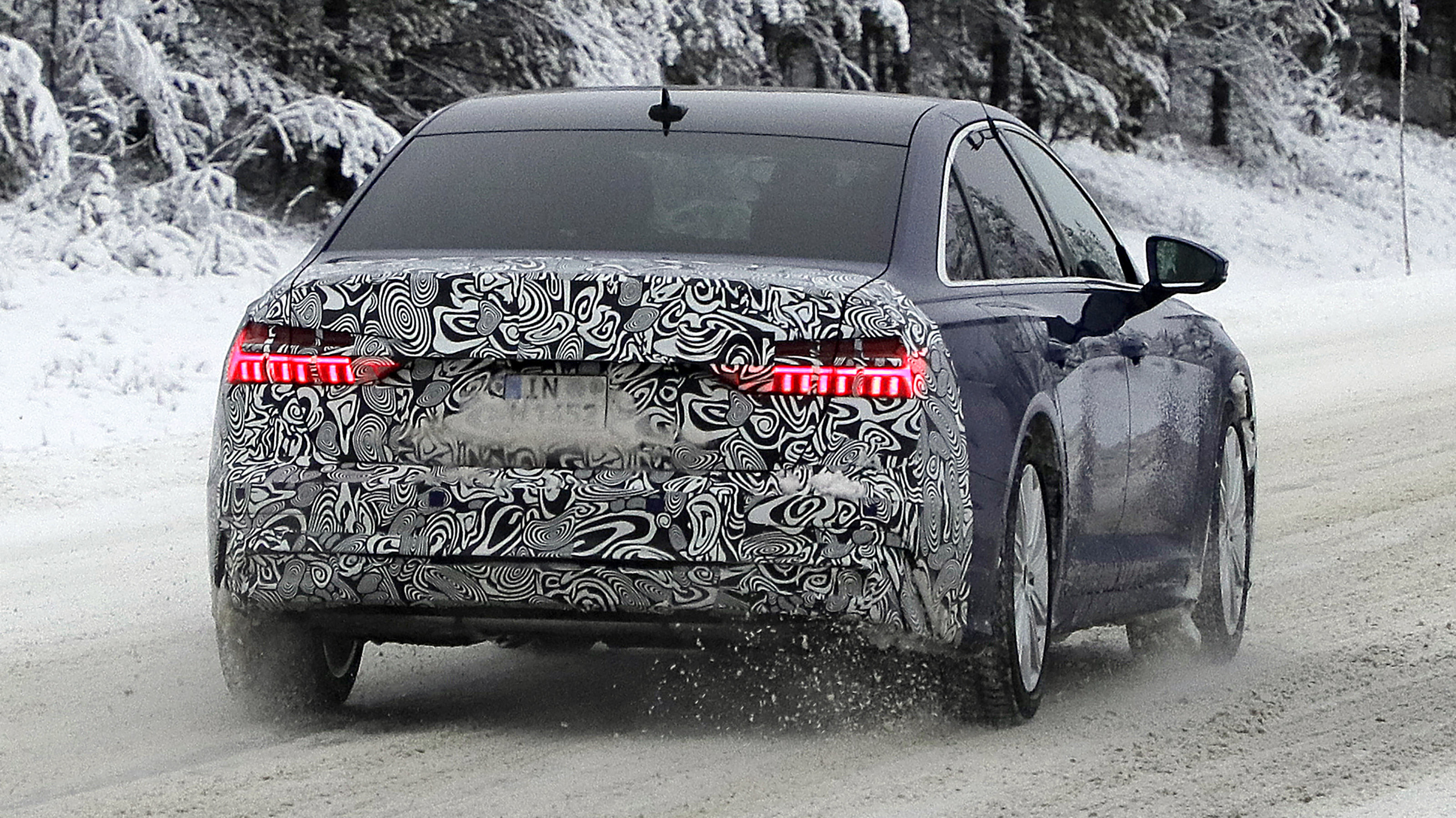 Audi A6 facelift spyshot 7