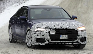 Audi A6 facelift spyshot 1
