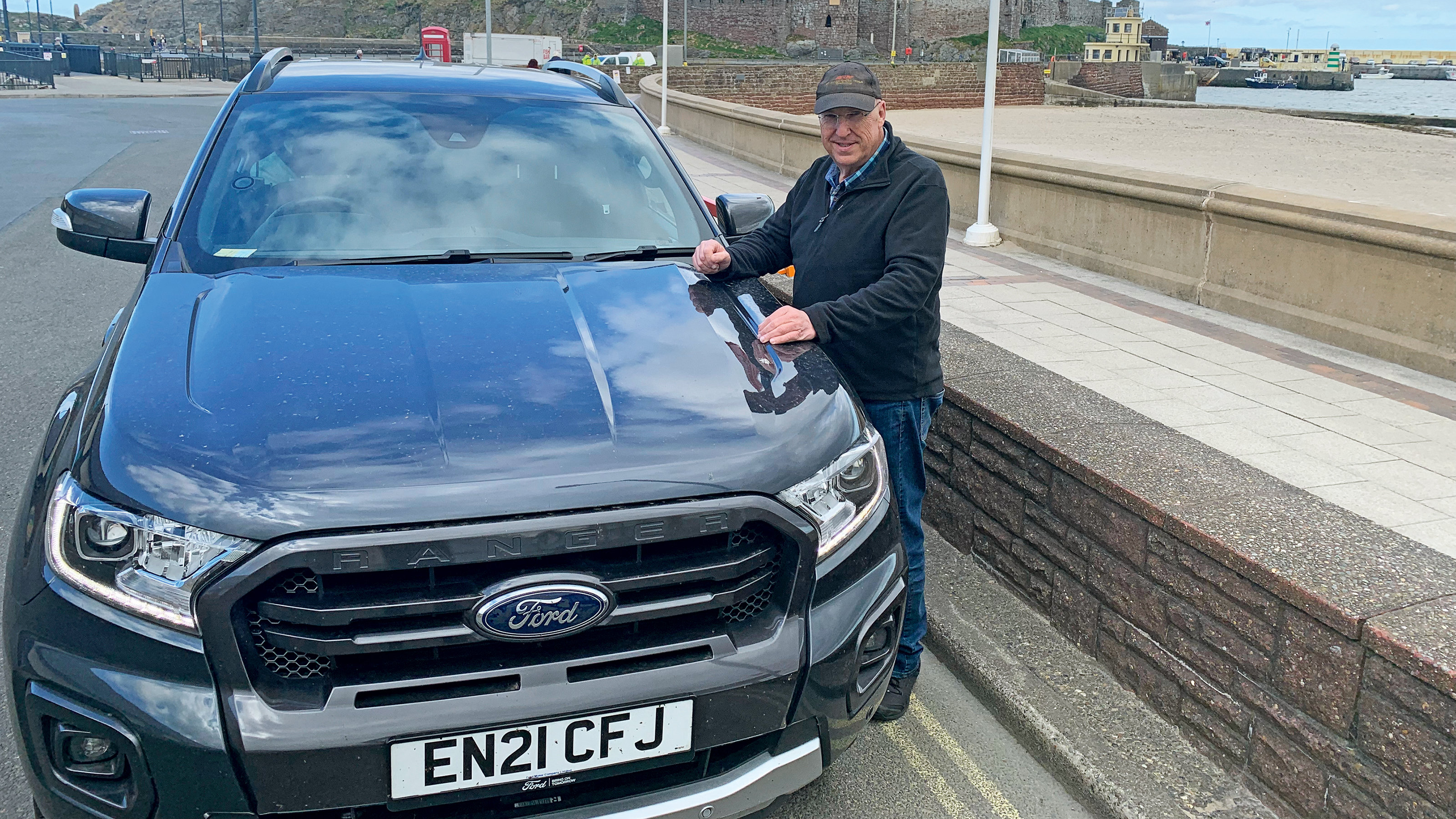 Kim Adams and his Ford Ranger