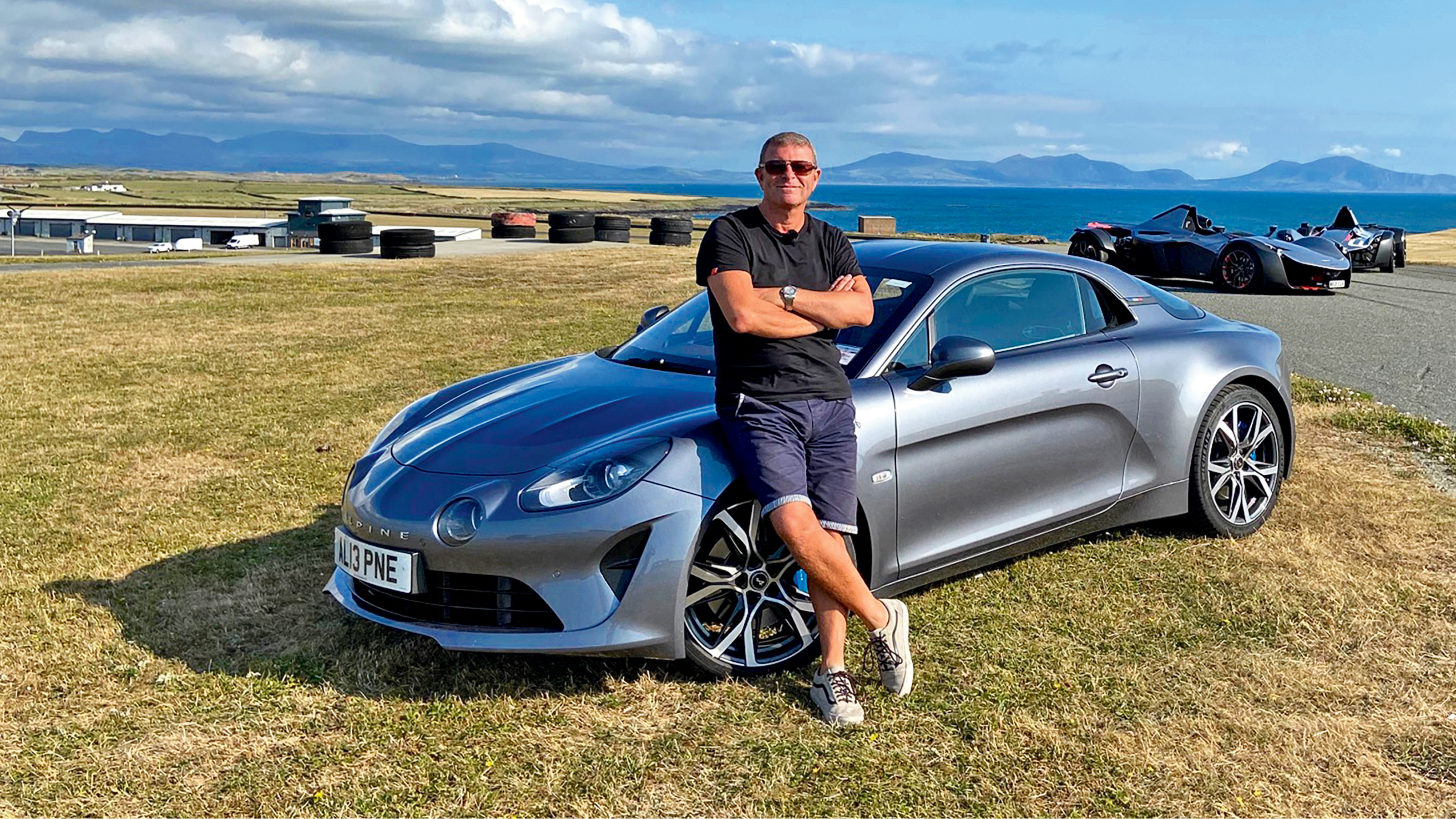 Steve Sutcliffe and his Alpine A110