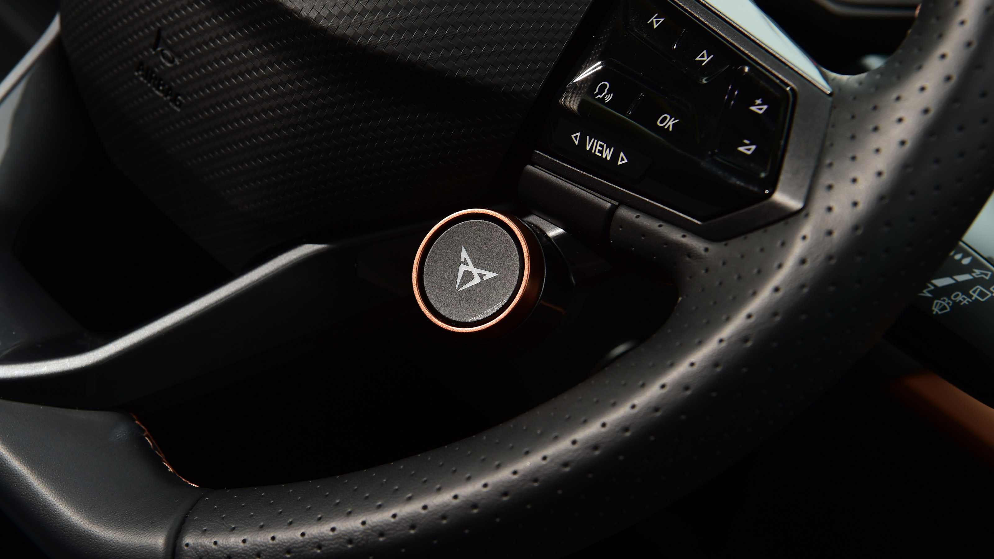 Cupra Born long termer first report - Cupra button