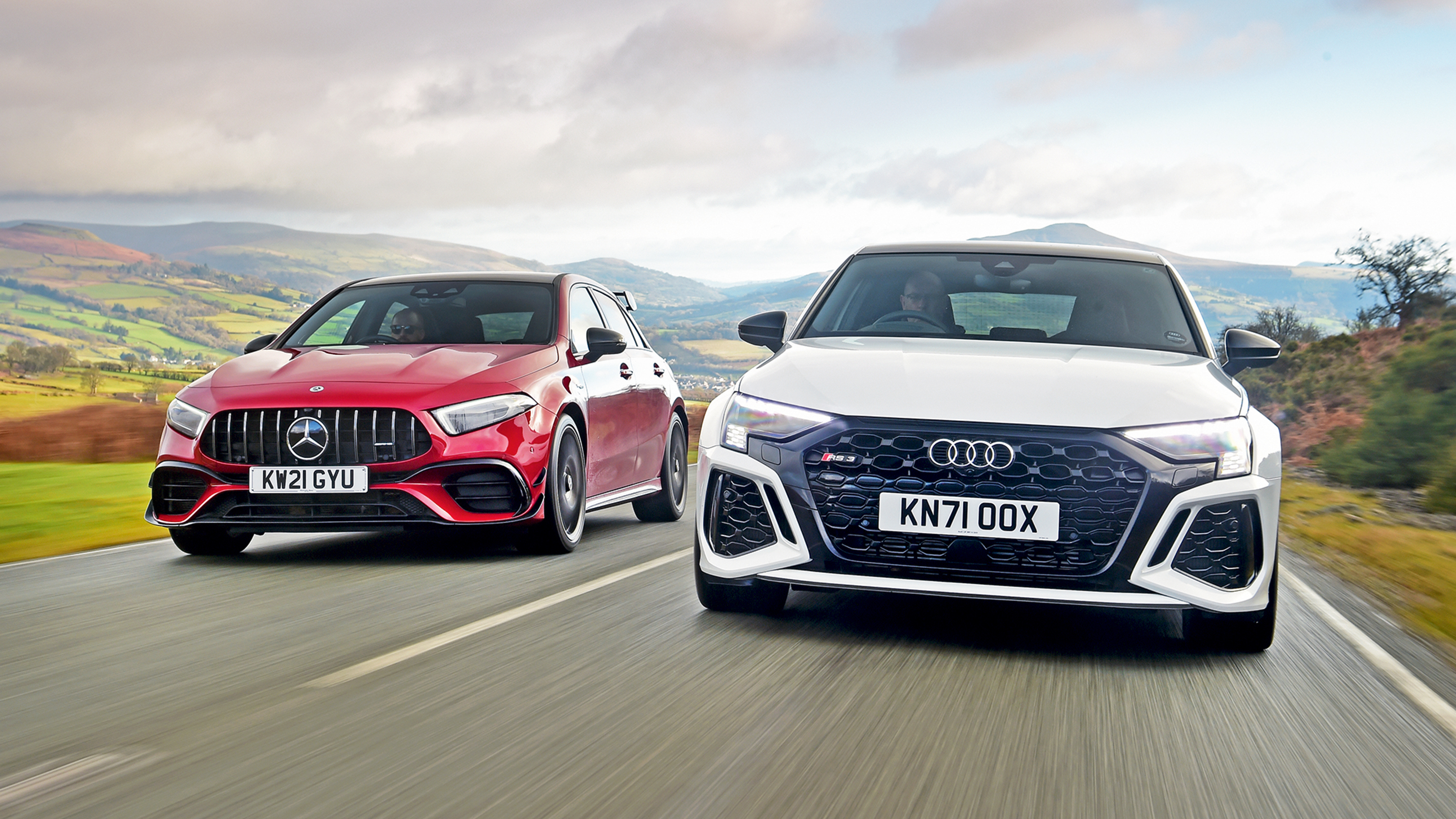 Mercedes-AMG A45 S and Audi RS 3