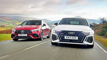 Mercedes-AMG A45 S and Audi RS 3