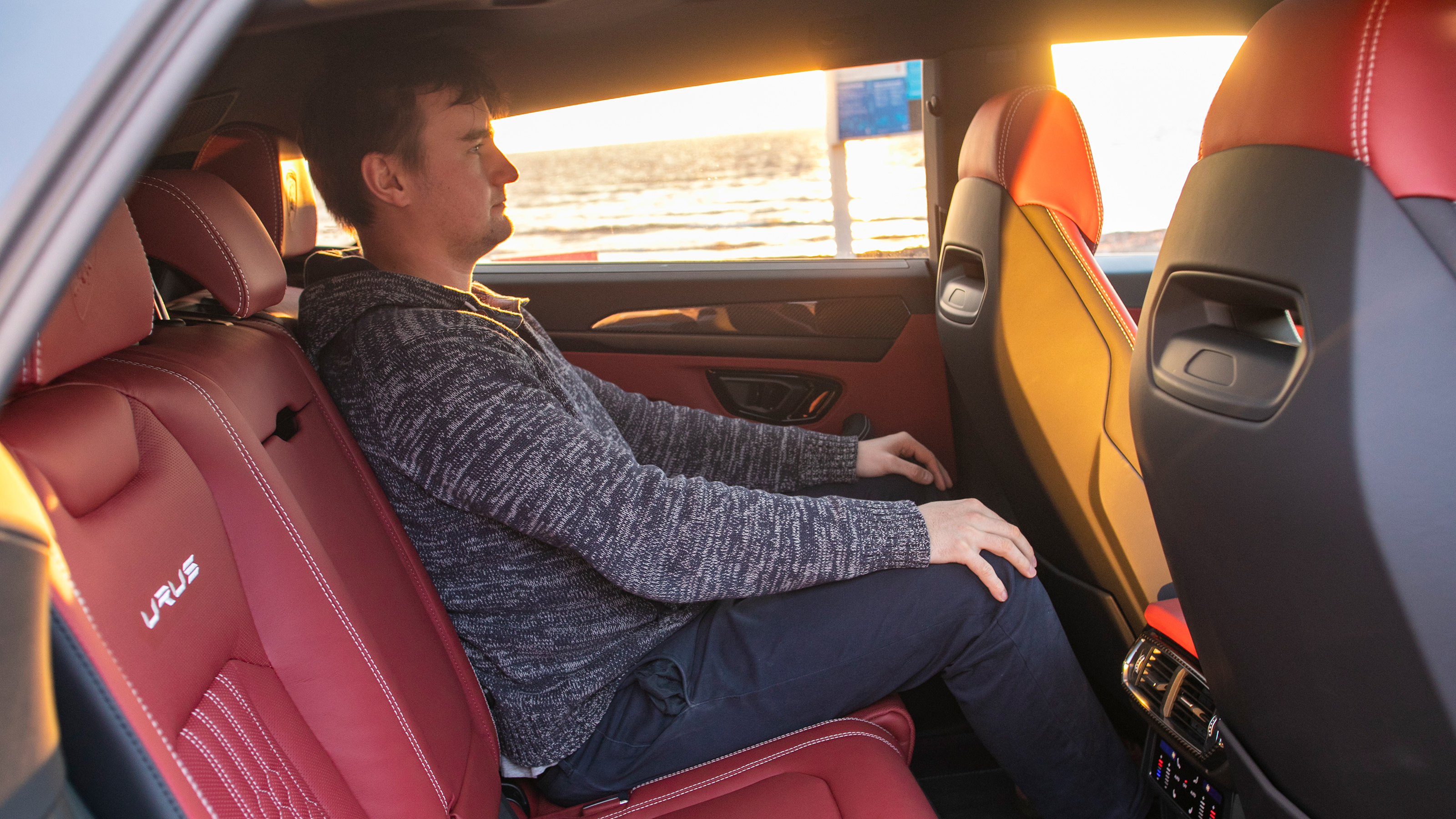 Lamborghini Urus S - Alastair Crooks in rear seat