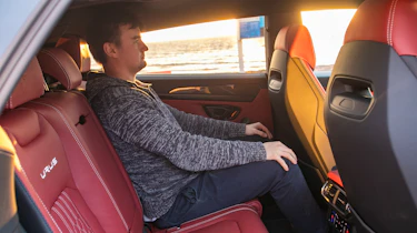 Lamborghini Urus S - Alastair Crooks in rear seat