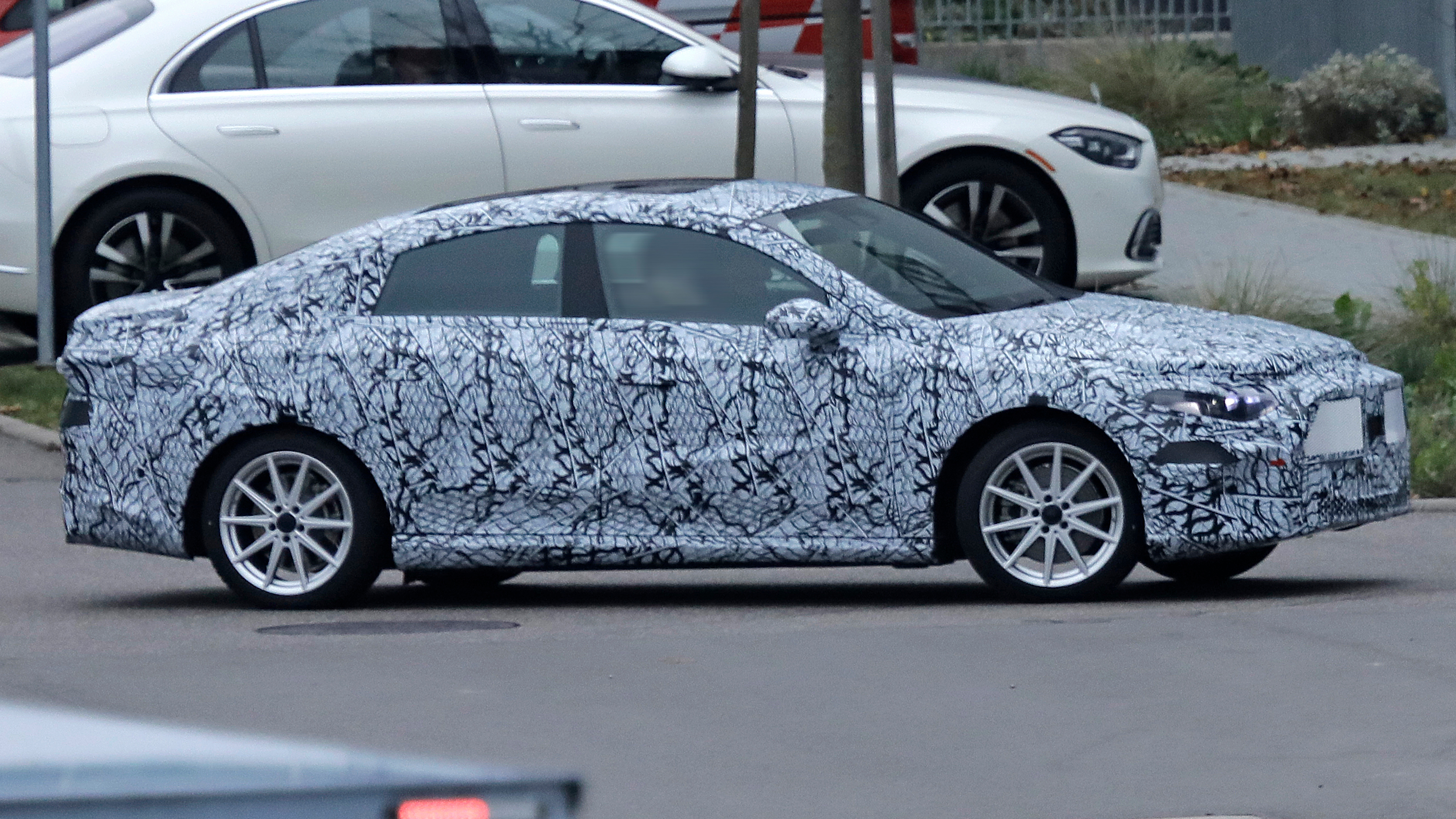 Mercedes EQA Saloon (camouflaged) - side