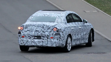 Mercedes EQA Saloon (camouflaged) - rear cornering
