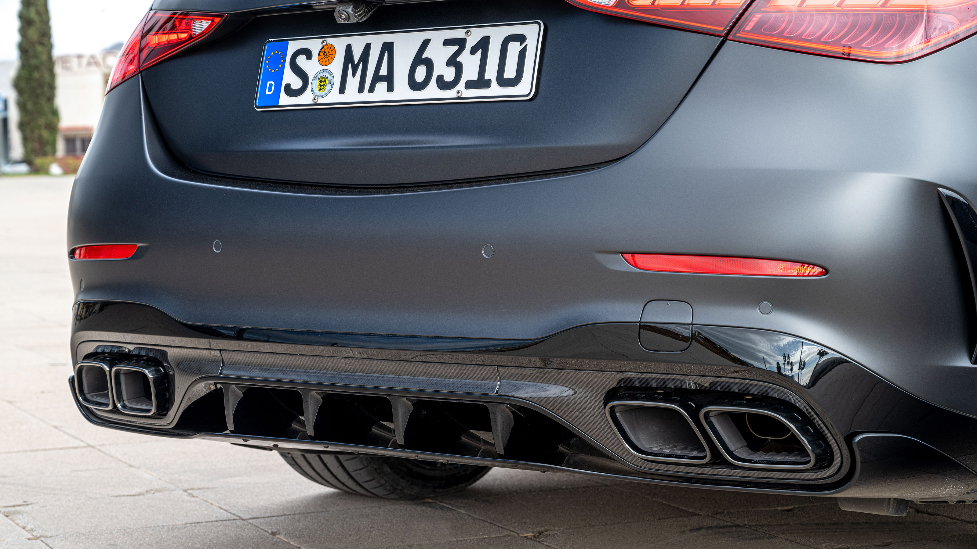 Mercedes-AMG C 63 S E-Performance - exhausts