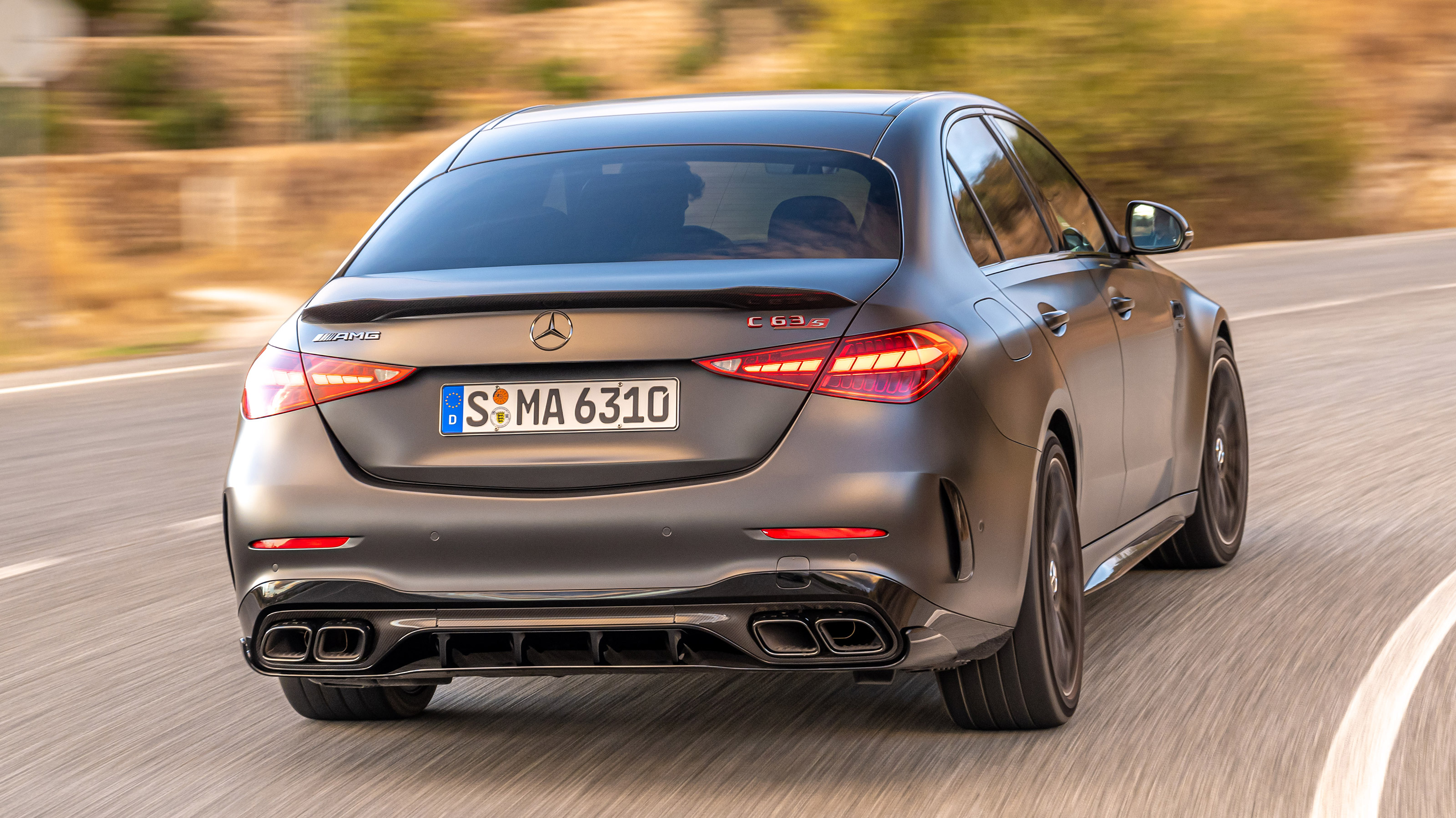 Mercedes-AMG C 63 S E-Performance - rear action