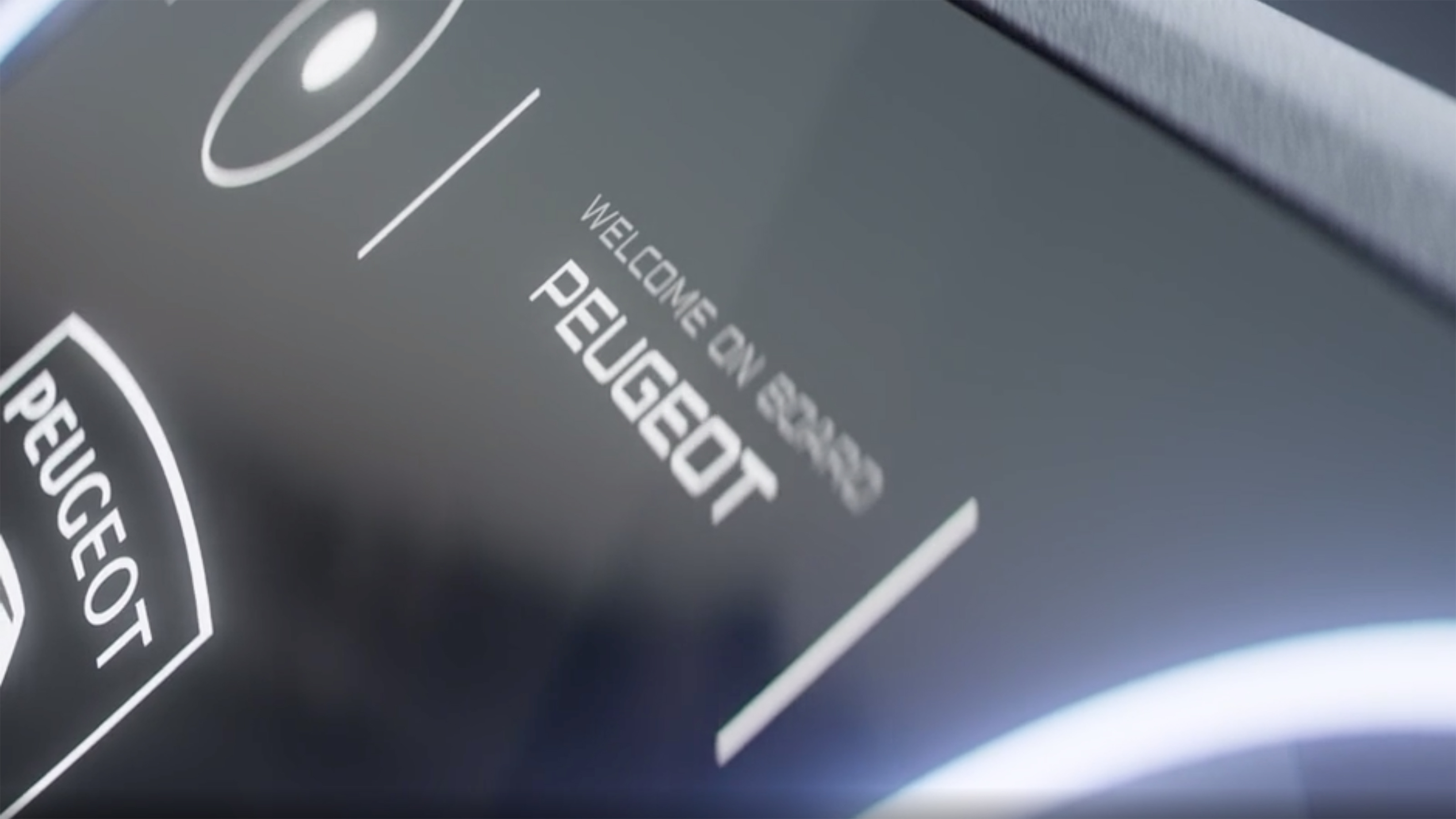 New Peugeot Inception Concept - screen
