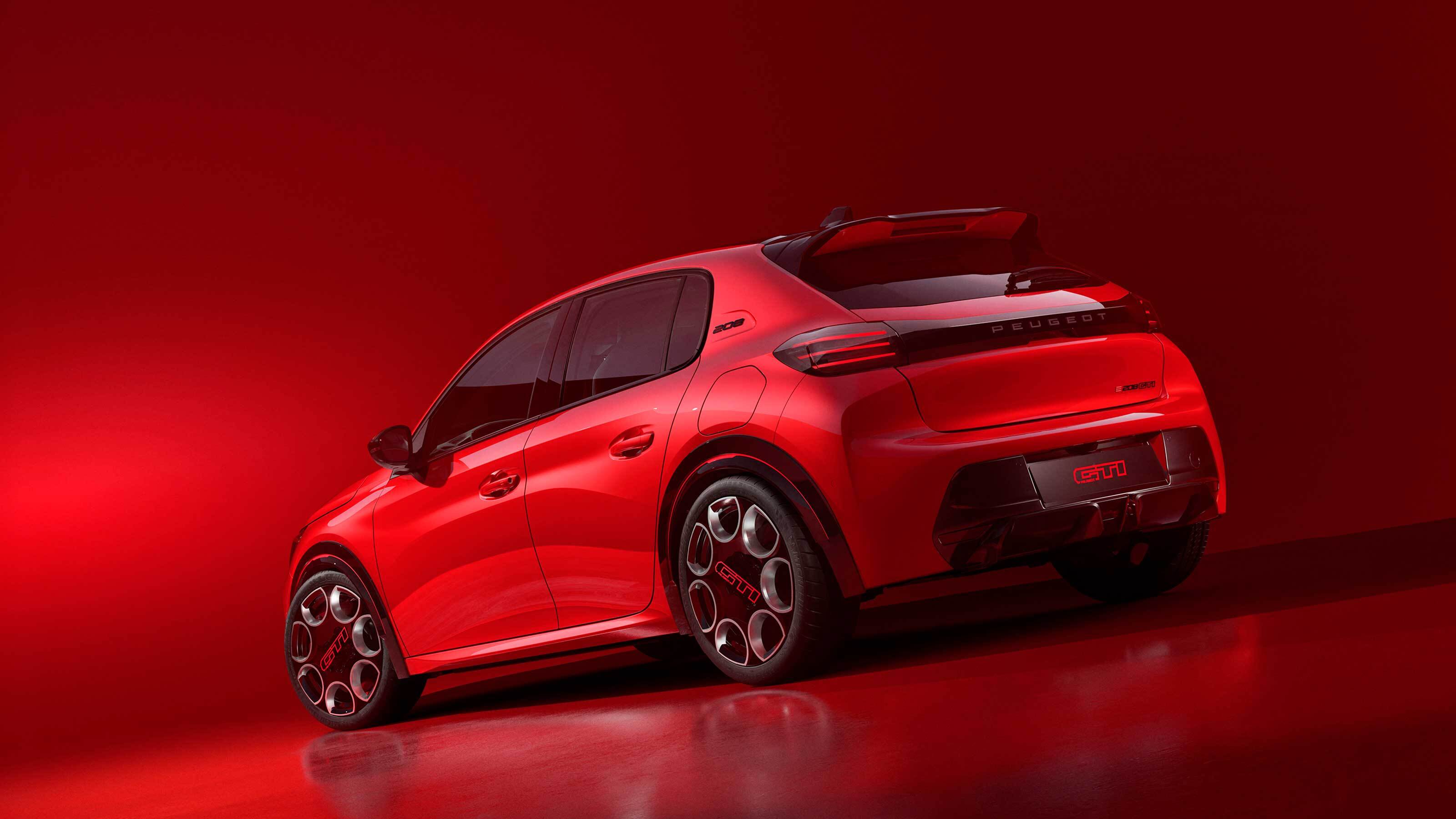 Peugeot E-208 GTI rear