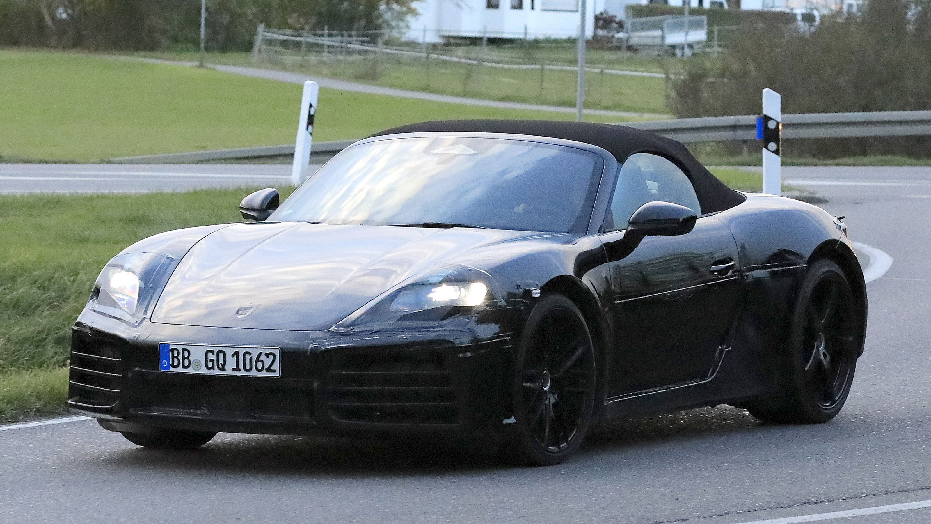 Porsche Boxster Electric spyshot 2