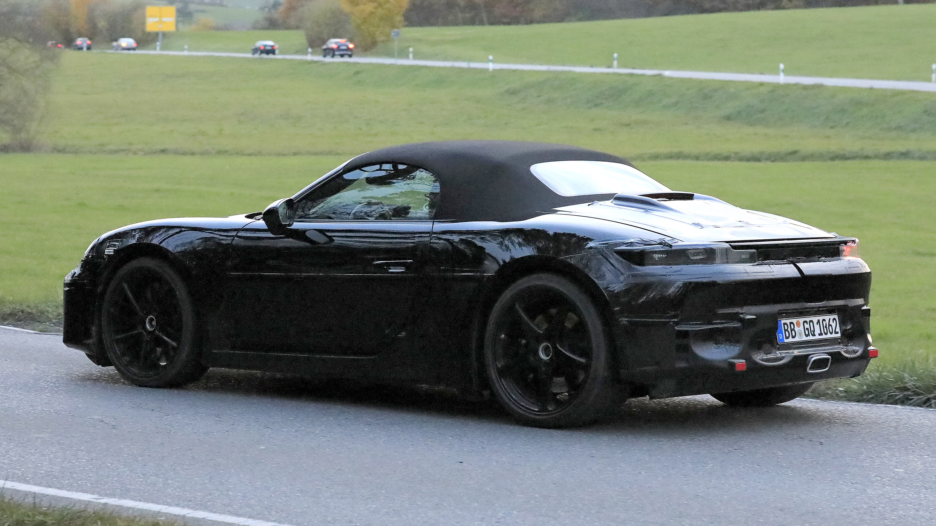 Porsche Boxster Electric spyshot 5