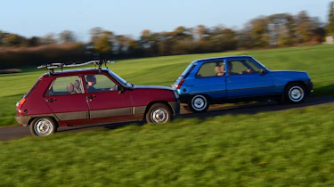 Renault 5 group test - side