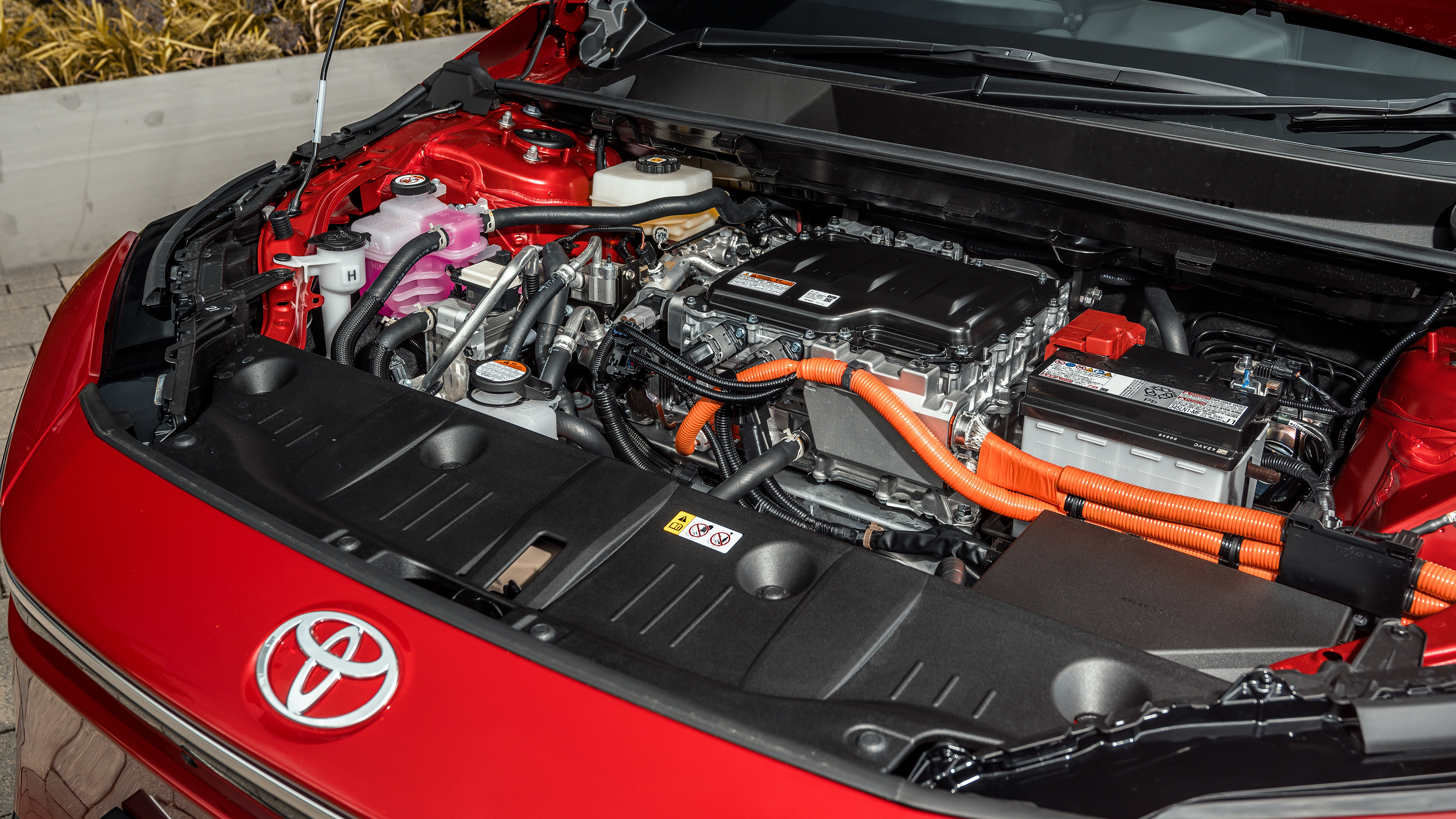 Toyota bZ4X FWD - "engine" bay