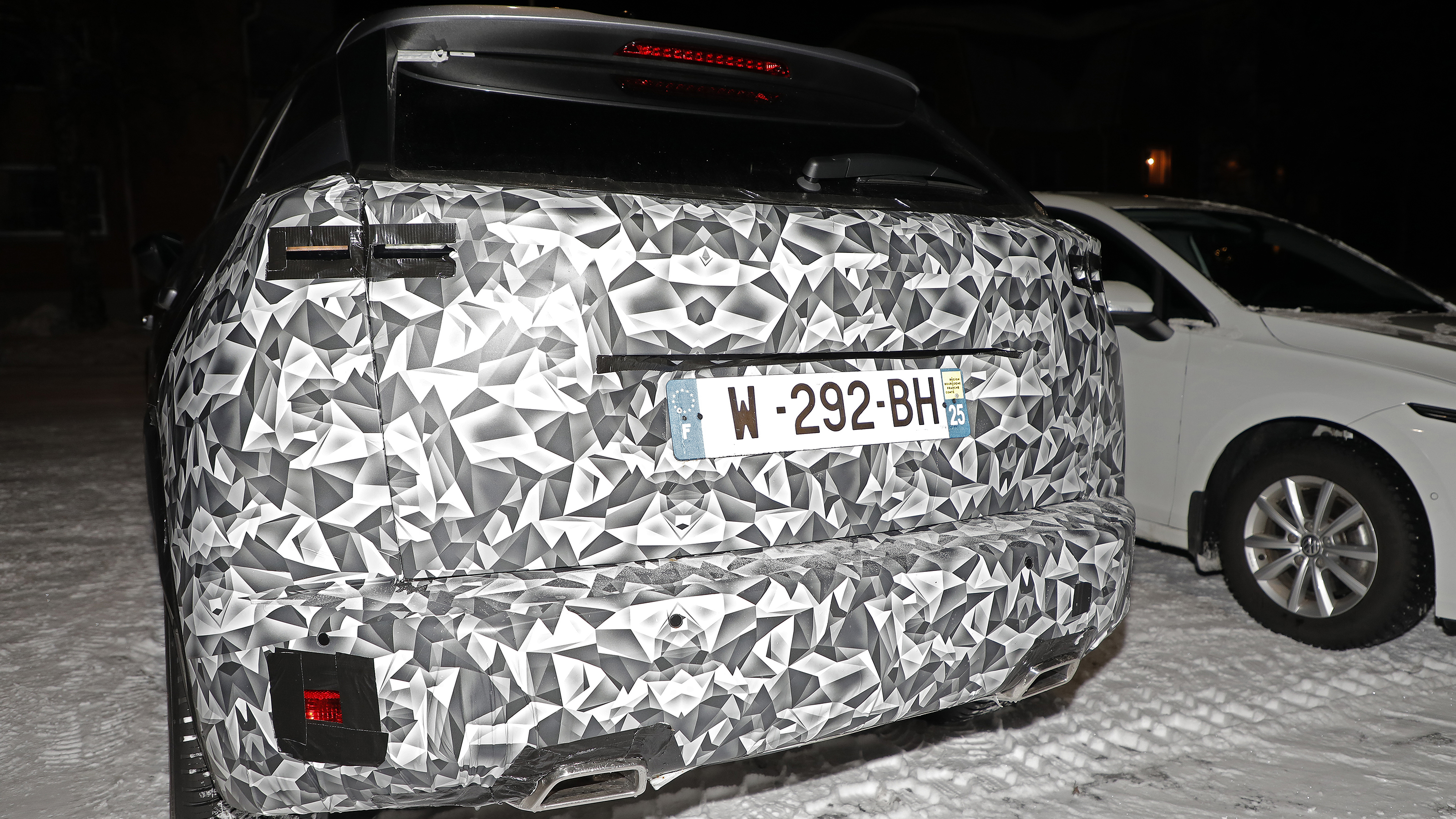 Peugeot 2023 spyshot - rear