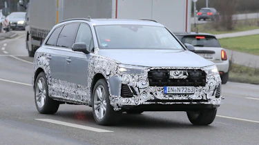 Audi Q7 facelift spy shots - nose