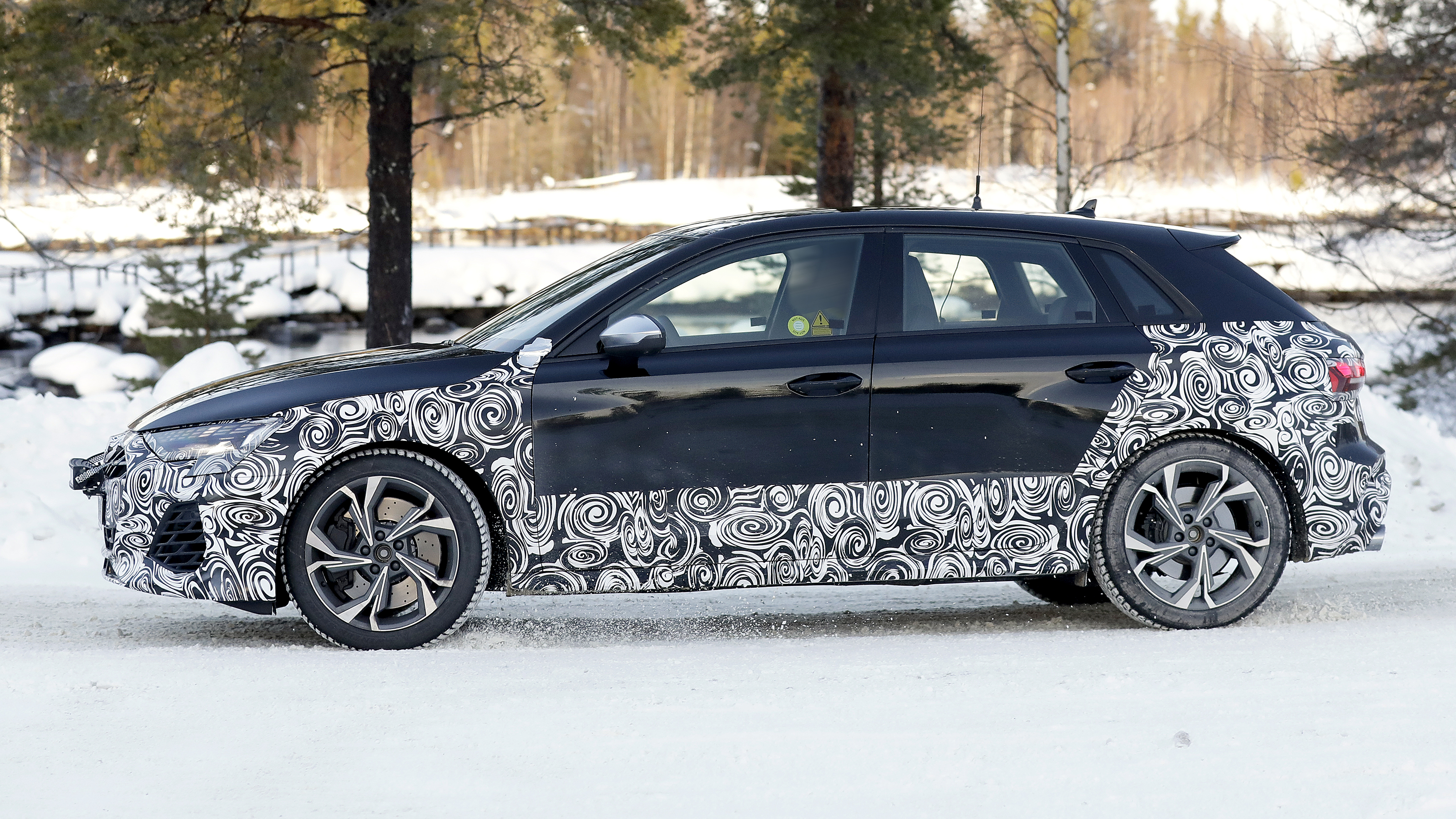 Audi S3 (camouflaged) - side