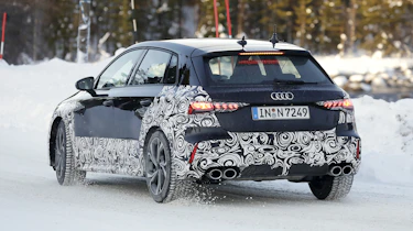 Audi S3 (camouflaged) - rear angle