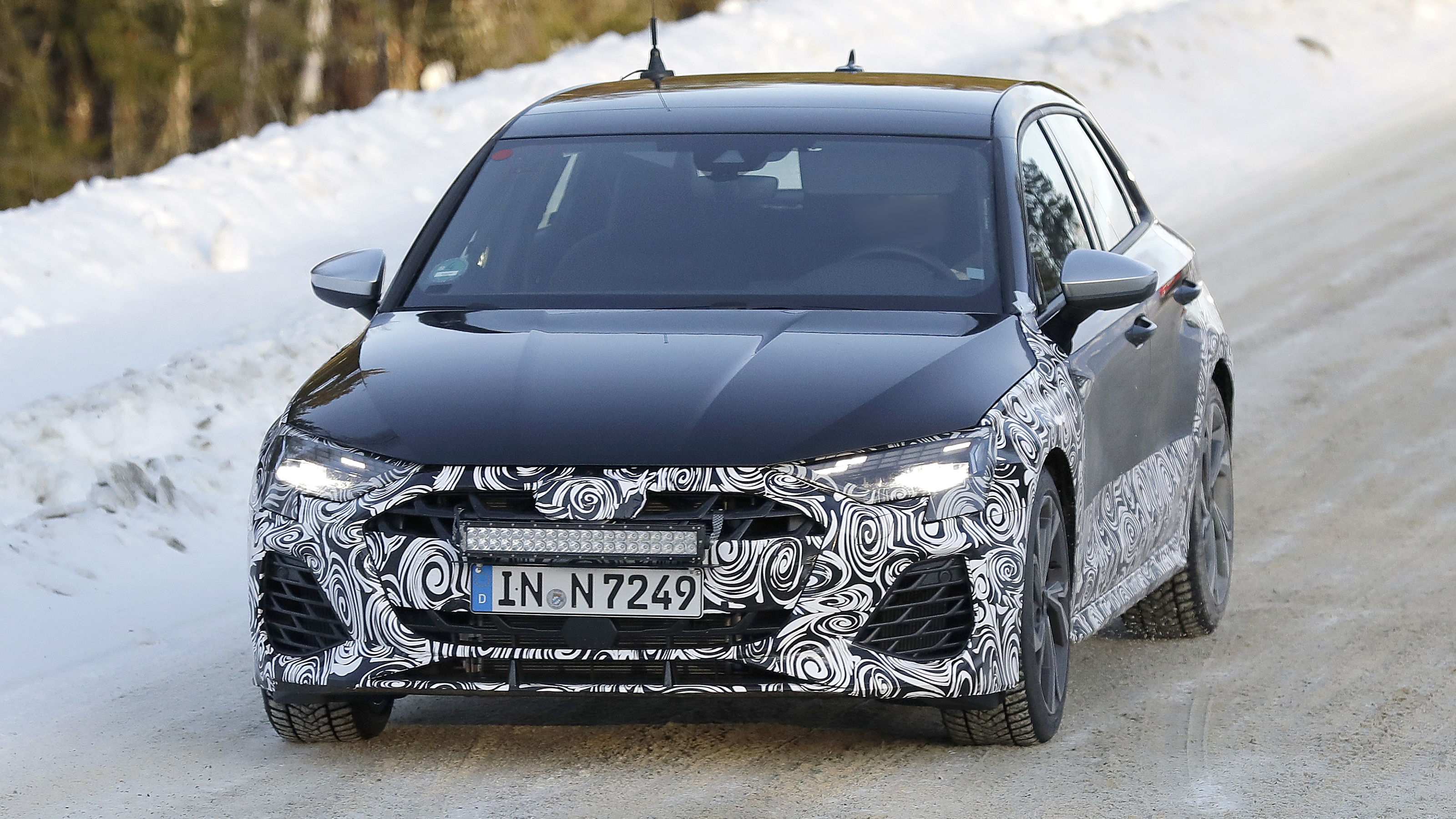 Audi S3 (camouflaged) - front