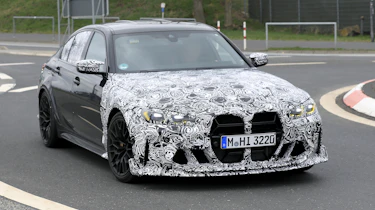 New BMW M3 CS - front road