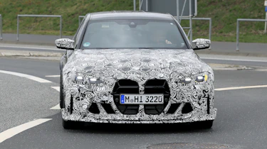 New BMW M3 CS - front road