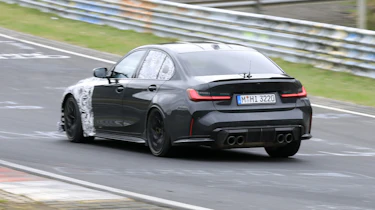 New BMW M3 CS - rear track
