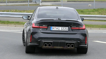 New BMW M3 CS - rear road