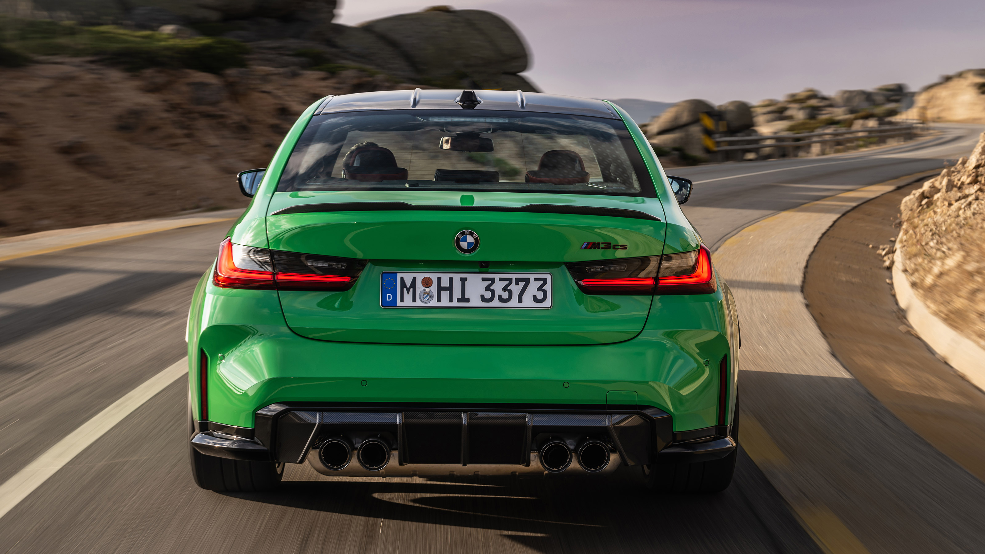 BMW M3 CS - full rear action