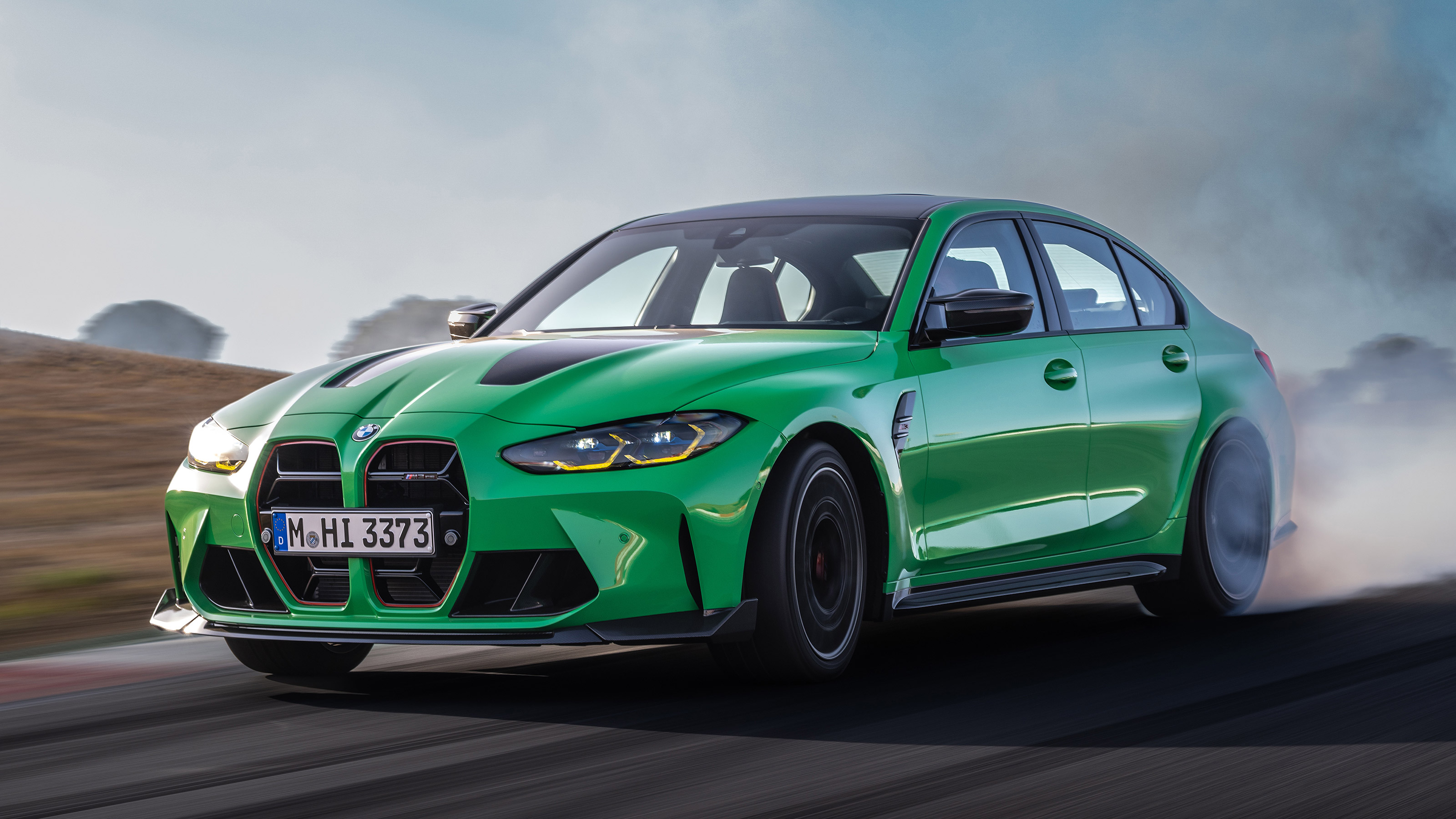 BMW M3 CS - front track