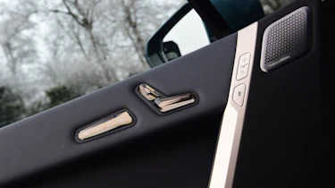 BMW iX M60 - door-mounted seat controls