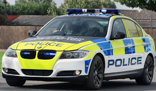 BMW 3 Series police car