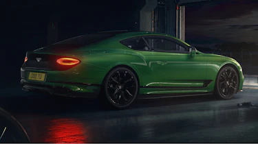 Bentley Continental GT S Bathurst - green car rear static