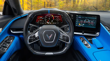 Chevrolet Corvette E-Ray (blue) - blue interior