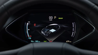 DS 3 E-Tense - dashboard screen