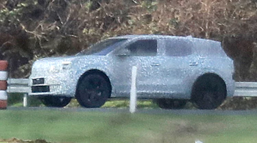 Ford EV SUV (camouflaged) spyshot - side